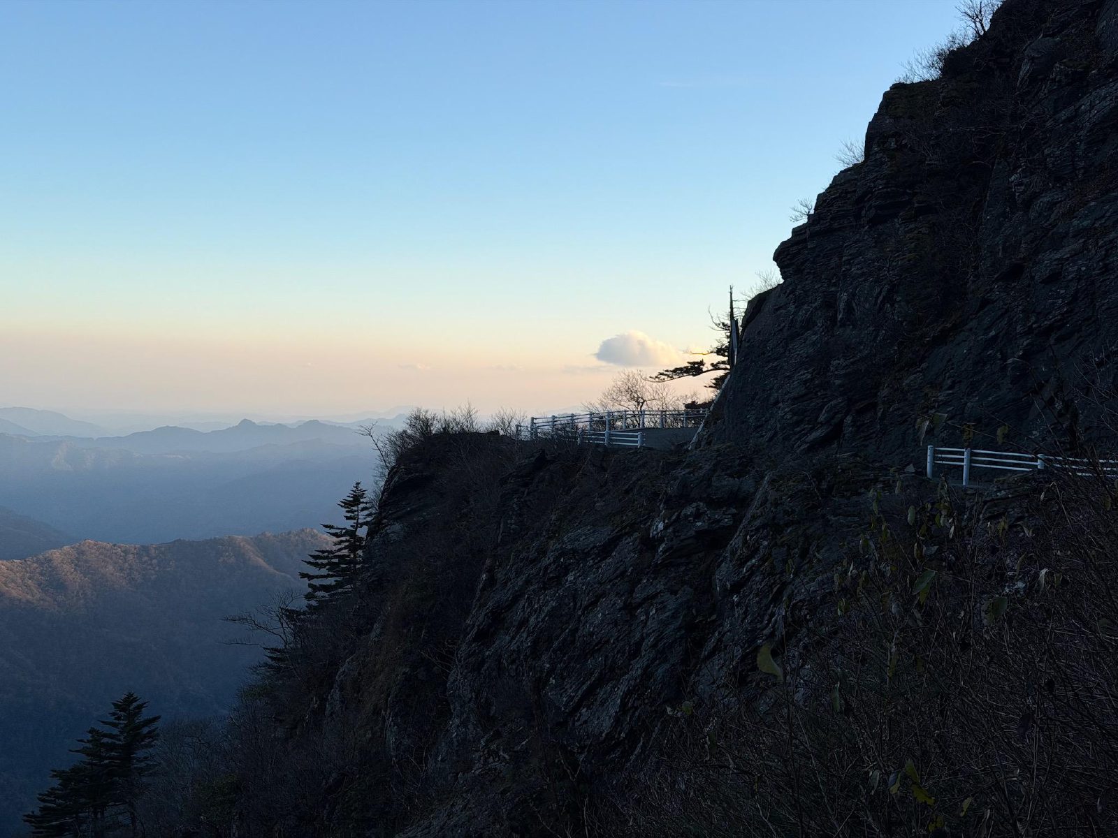 Road on the ridge